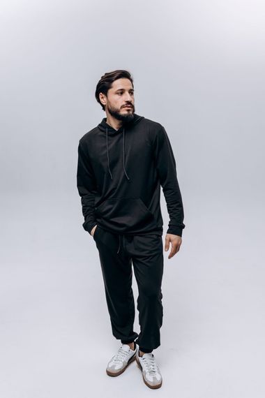 Костюм чоловічий (unisex) чорний двохнитка
