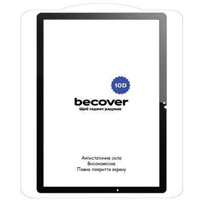 Стекло защитное BeCover 10D Samsung Galaxy Tab A11 Plus SM-X236B 11.0&quot; Black (713936) | Зображення 1