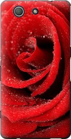 Чехол на Sony Xperia Z3 Compact D5803 Красная роза "529u-277-17620"