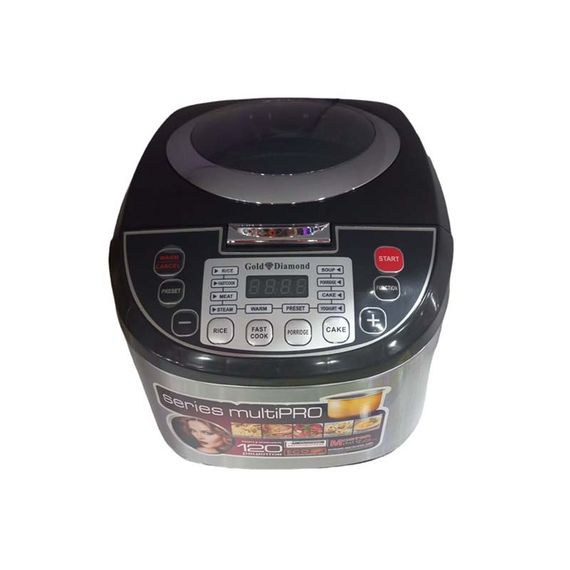 Мультиварка з фритюрницею Gold Diamond TK 08815 5Л XPRO чорний (43696-TK 08815_1086) | Зображення 2