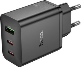 Зарядний пристрій Hoco N50 Fast Charger PD 45W / 2 х Type-C / 1 x USB - Black