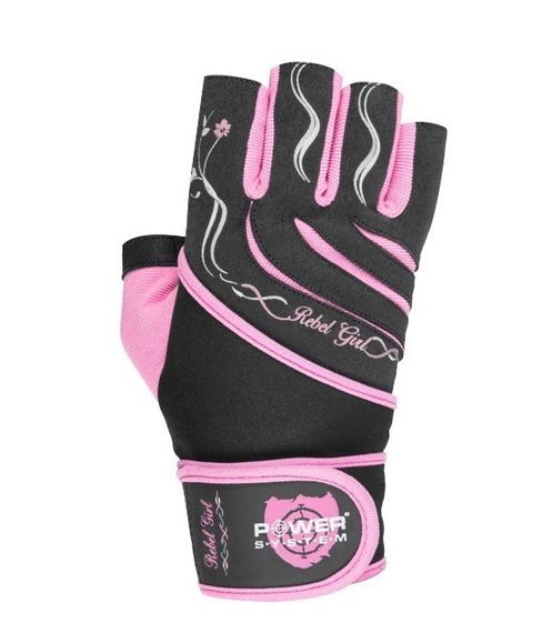 Рукавички для фітнесу Power System PS-2720 Rebel Girl жіночі Pink XS | Зображення 2