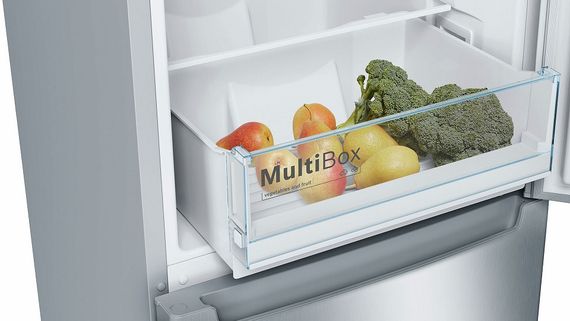 Холодильник з нижньою морозильною камерою BOSCH KGN36NL306,  нержавіюча сталь (KGN36NL306) | Зображення 4