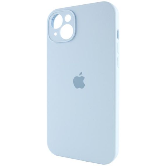 Чохол Silicone Case Full Camera Protective (AA) для Apple iPhone 15 Plus (6.7") Блакитний / Sweet Blue | Зображення 2