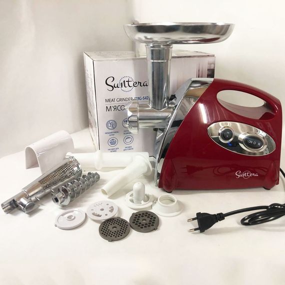 Електром'ясорубка для кухні SMG-5420R 1800 Вт, Хороша Електрична м'ясорубка М'2000 Вт TO-18 | Зображення 2