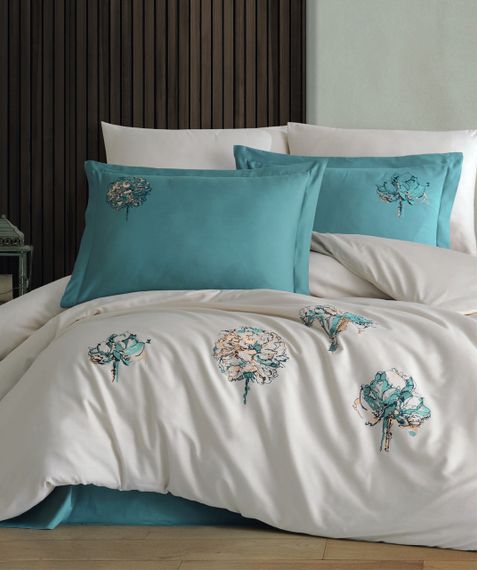 Комплект постільної білизни Maribor Exclusive Satin  200х220 см  Root Sampanya