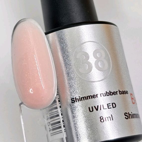 База з шимером Bee Nails Shimmer Base 38 8мл | Зображення 1