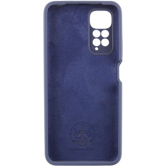 Чехол Silicone Cover Lakshmi Full Camera (AAA) для Xiaomi Redmi Note 11 (Global) / Note 11S Темно-синий / Midnight blue | Зображення 2