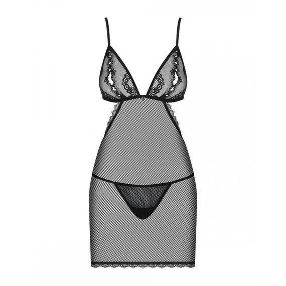 Пеньюар Obsessive Millagro та стрінги S/M | Зображення 4