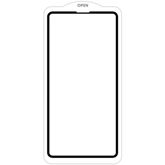 Захисне скло SKLO 5D (тех.пак) для Apple iPhone 15 Plus / 16 Plus (6.7") Чорний / Біла підкладка