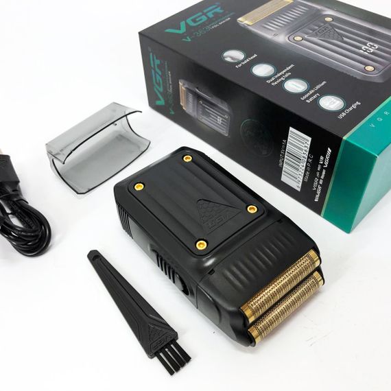 Электрическая мужская бритва для бороды, Мужская бритва на батарейках Компактная электробритва SJ-92 | Зображення 6