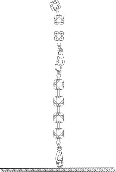 Сукня Noir Handmade F307 Mirage wetlook mini dress with jewelry rhinestone chain - S | Зображення 5