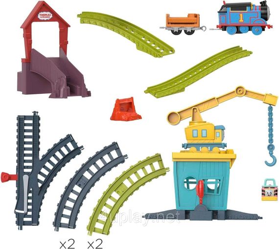 Паровозик Томас и друзья. Железная дорога Карли и Сэнди. Fisher-Price Thomas & Friends Fix 'Em Up Friends | Зображення 5