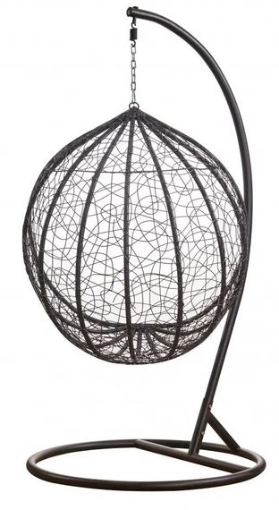 Підвісне крісло-гойдалка кокон Bonro Бонро 329S (чорно-сіре) (46000009) | Зображення 5