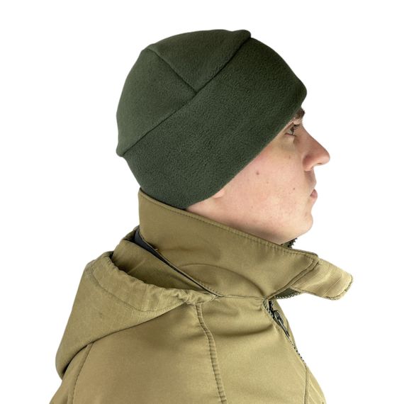 Шапка Милитари флис хаки Emily M (54 см) | Зображення 1