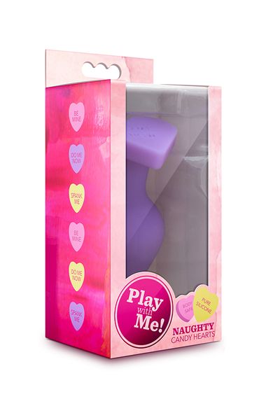 Анальна пробка PLAY WITH ME CANDY HEART DO ME PURPLE, Purple | Зображення 2