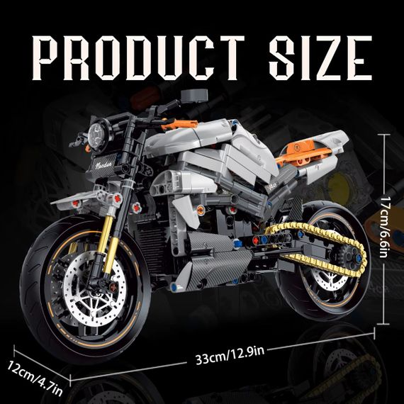 Конструктор LEGO технік мотоцикл Harley-Davidson в масштабі 1:8 642 деталей