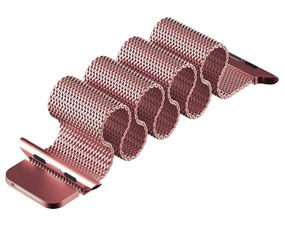 Міланський сітчастий ремінець Primo для Apple Watch 42mm / 44mm / 45mm - Rose Gold