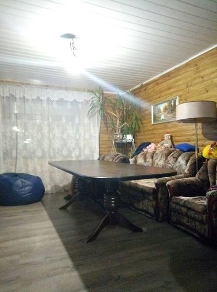 Великий дерев'яний обідній стіл Гетьман, колір горіх 200-280х100 см (2 вставки по 40 см) | Зображення 4