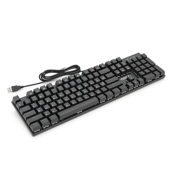 Клавиатура iMICE GK600 USB, длина кабеля 100см, (Eng/Укр/Рус), Black, 104к | Зображення 3