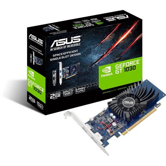 Видеокарта ASUS GeForce GT 1030 2GB GDDR5 low profile GT1030-2G-BRK 90YV0AT2-M0NA00 | Зображення 4