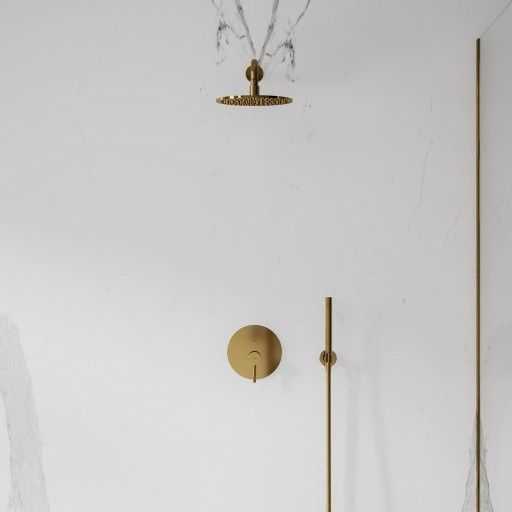 Смеситель скрытого монтажа для душа Omnires Y gold (Y1235GL) | Зображення 2