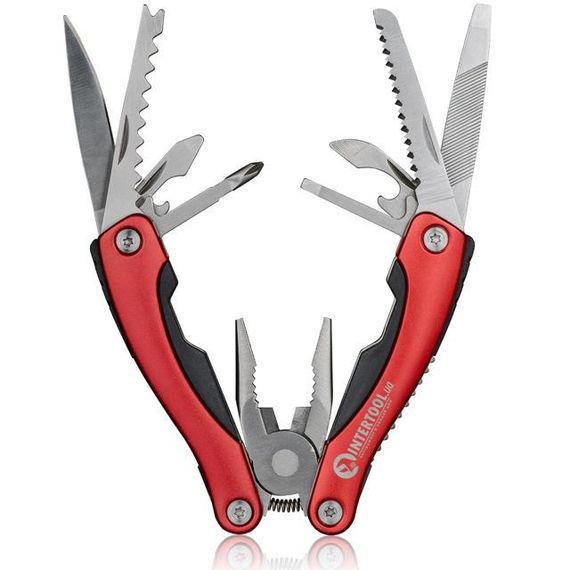 Мультиінструмент 160 мм, 12 в 1, з чохлом INTERTOOL HT-0541 | Зображення 4