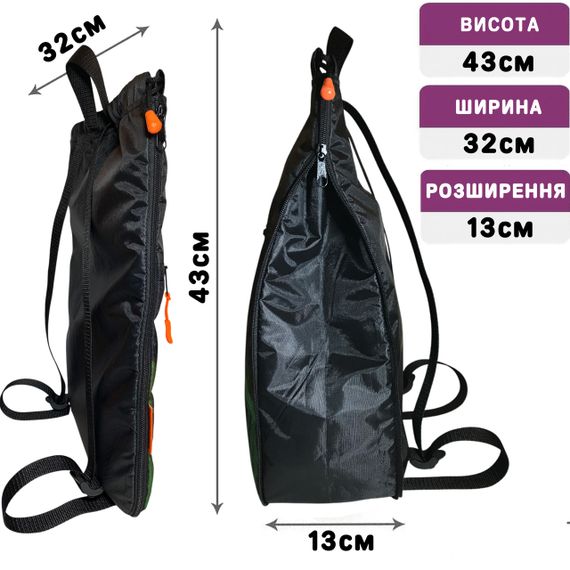 Школьный рюкзак детский с котенком + Сумка для обуви спортивной формы рюкзак-мешок  для мальчика (01704) | Зображення 2