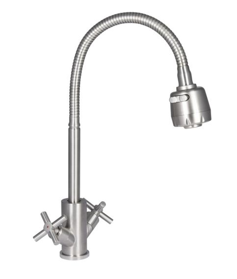 Змішувач для кухні Lidz Wind 013F4, Nickel LDWIN013F4NKS43391