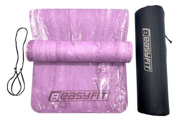 Коврик для йоги та фітнесу EasyFit PER Premium Mat 8 мм + Чехол фіолетовий (EF-1930s-1-V) | Зображення 2