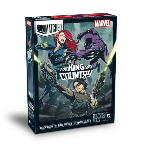 Настільна гра Unmatched: Marvel for king and country (англійською)