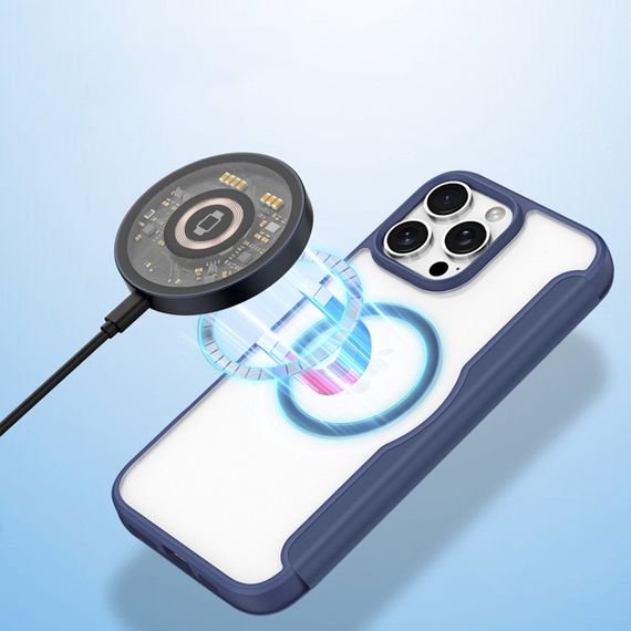 Чохол-книжка Dux Ducis Skin X Pro with MagSafe для Apple iPhone 16 Pro Max (6.9") Blue | Зображення 4