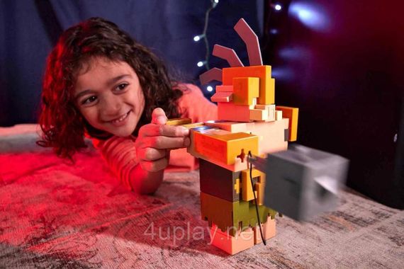 Игровая фигурка Майнкрафт Хранитель Портала 30 см Оригинал Mattel Minecraft Portal Guard | Зображення 7