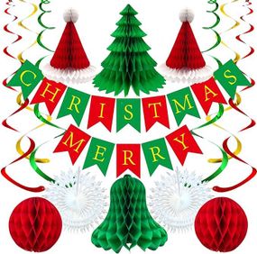 Багаторазові різдвяні прикраси — набір різдвяних прикрас з 16 штук