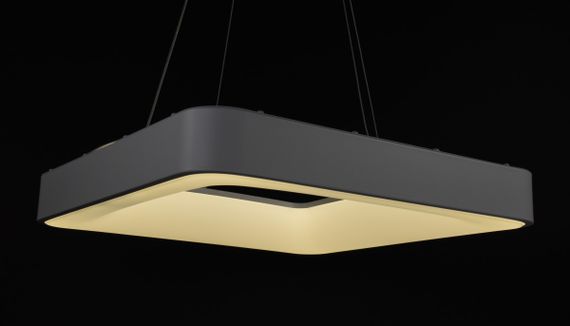 Люстра світлодіодна підвісна LED світильник для квартири на стелю лед з пультом 27553 Білий 25-90х48х48 см. | Зображення 4