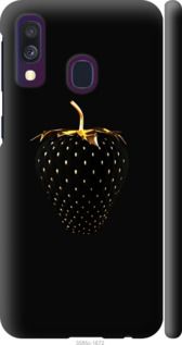 Чохол на Samsung Galaxy A40 2019 A405F Чорна полуниця "3585m-1672-24368"