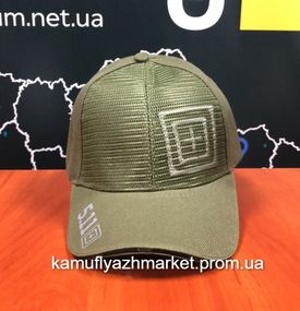 Бейсболка тактическая 5,11 Олива В-6425