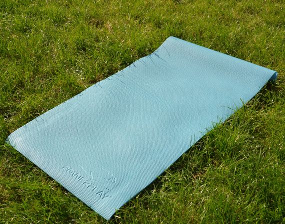 Коврик для йоги и фитнеса Паверплей 4010 PVC Yoga Mat Зеленый (173x61x0.6) | Зображення 7