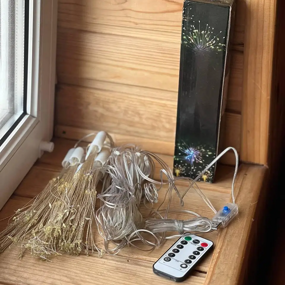 Гірлянда Кульбабаба 10 м, від USB, The lamp, Теплий і мікс/ Гірлянда для декору/Світлодіодна гірлянда | Зображення 4