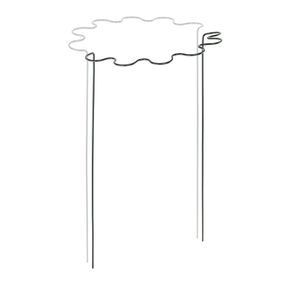 Хвиляста кільцева опора для рослин Bradas 1/2 кола, Ø 40 см, висота 55 см (TYRP4F4055)