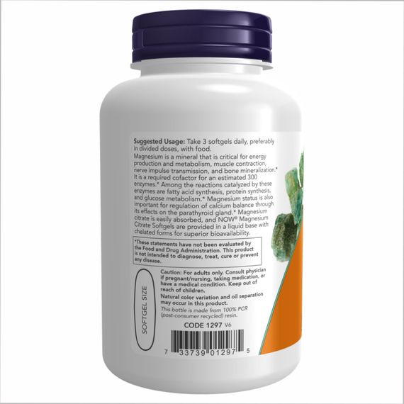 Magnesium Citrate 134mg - 180 sgels | Зображення 2