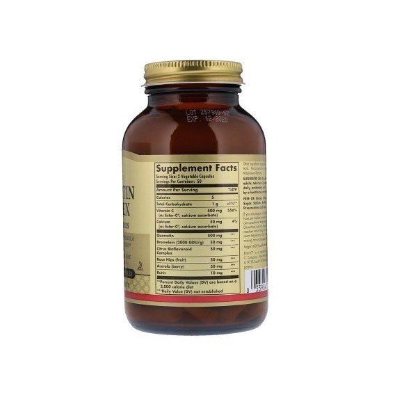 Кверцетин Solgar Quercetin Complex with Ester-C Plus 100 Veg Caps | Зображення 1