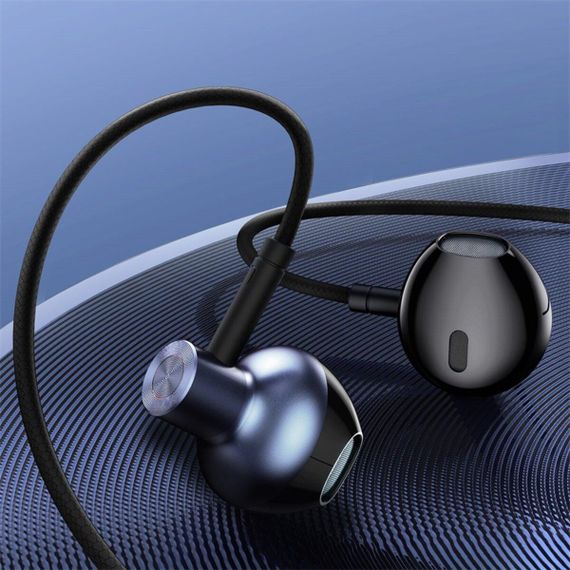 Навушники Baseus Encok 3.5mm Wired Earphone H19 Black | Зображення 7