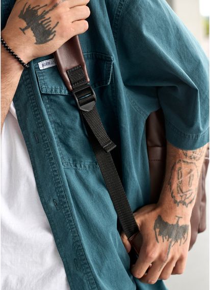 Чоловічий рюкзак Sambag ZARD LKT шоколадний 46 х 28 х 13 см (25058020m) | Зображення 4