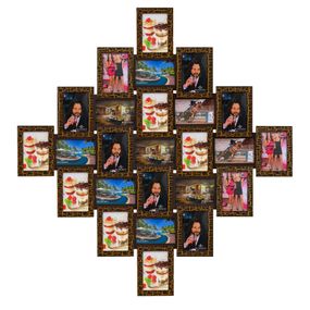 Мультирамка Rombio L-Golden Chocolate на 25 фото