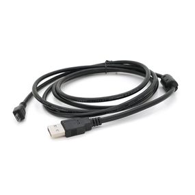 Кабель USB 2.0 (AM/Miсro 5 pin) 1,8 м, чорний, Пакет Q250