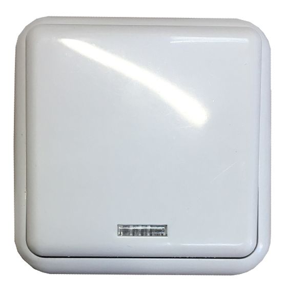 Вимикач зовнішньої установки 1-кл. з підсвіткою білий IP20 Lemur Ny95000978 | Зображення 2