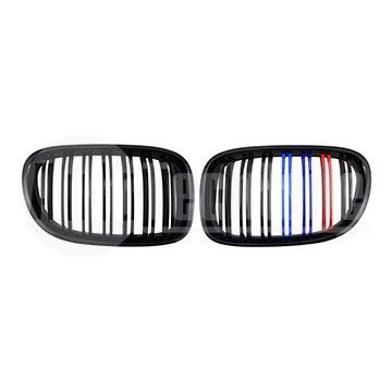 Решетки радиатора компл. BMW 7 F01 09-12 (глянц. чёрн. двойная (M-стиль), AutoTechteile, 708 5133, 708 5132
