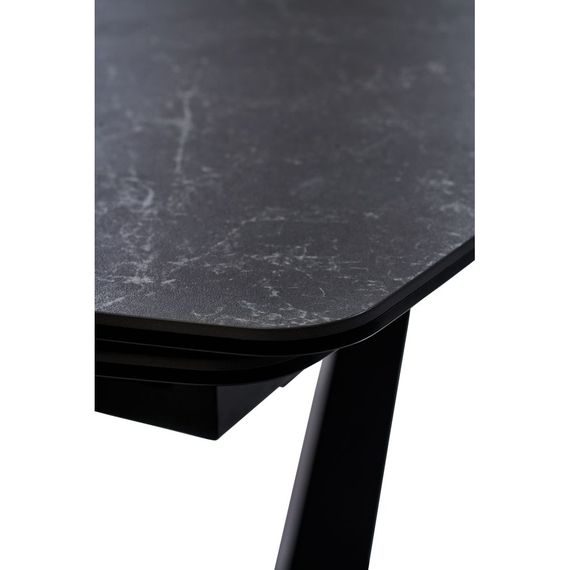 Стол керамический Concepto ELVI BLACK MARBLE 120-180 см черный | Зображення 7