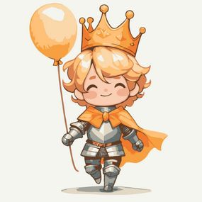 Картина по номерам "Маленький рыцарь" 15603-AC 30х30 см